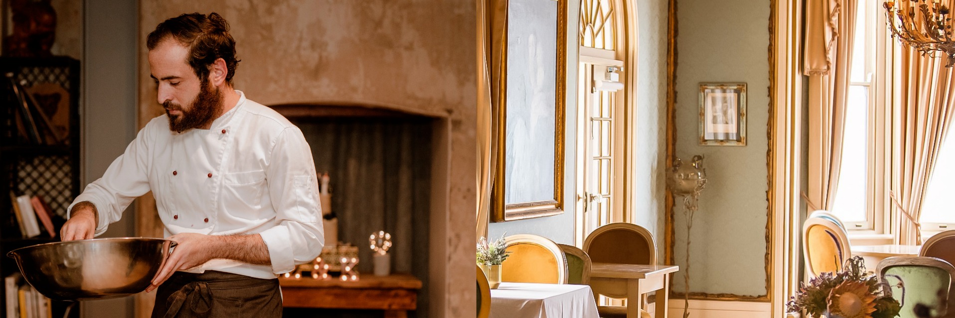 Chef Lapo at Casa Labia 