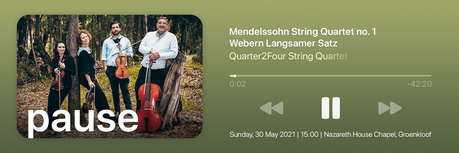 Pause with Quarter2Four String Quartet