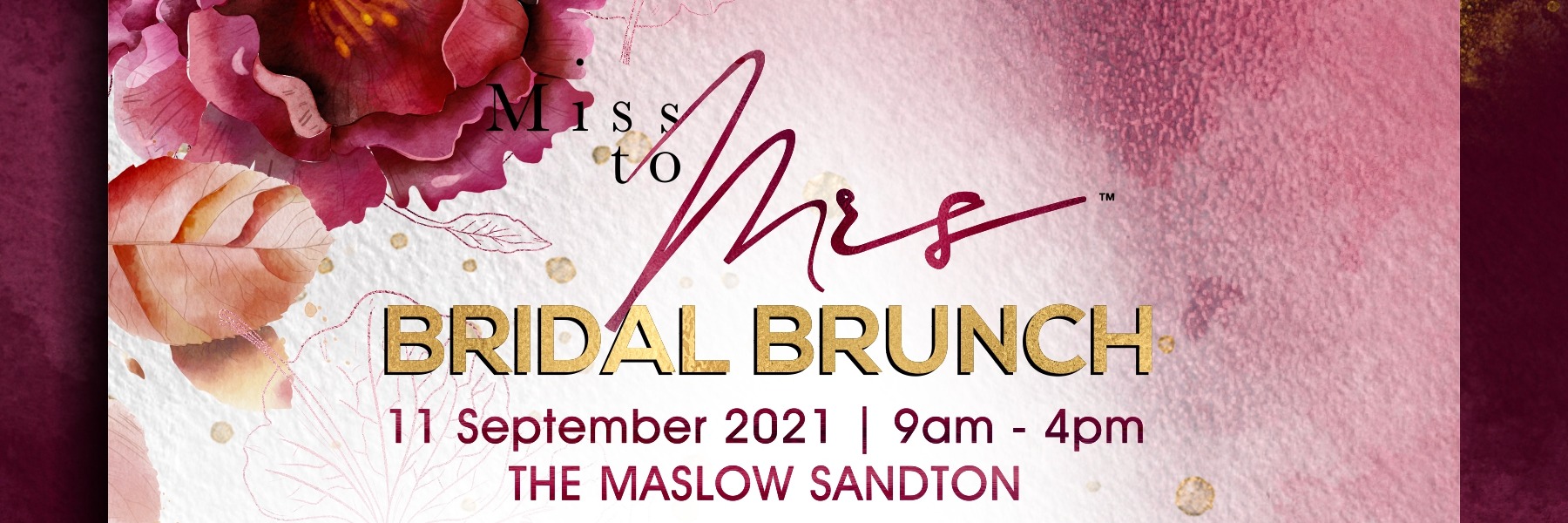 Miss to Mrs Bridal Brunch JHB 11 September 2021