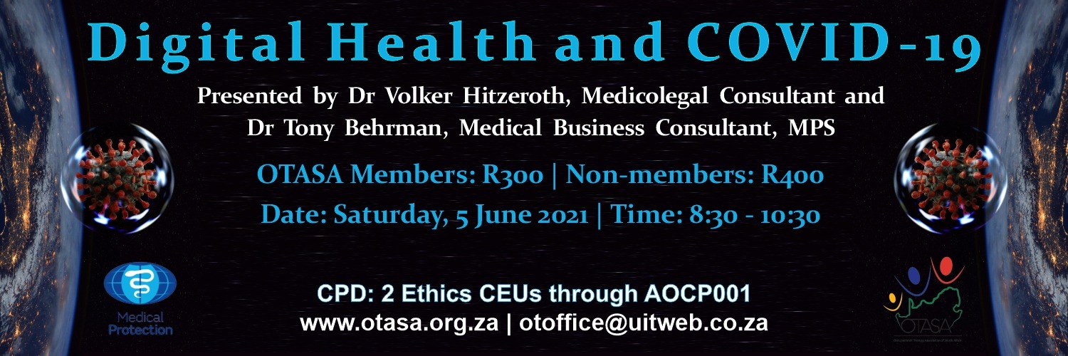 ***POSTPONED*** OTASA SGOT and MPS - Digital Health and COVID-19
