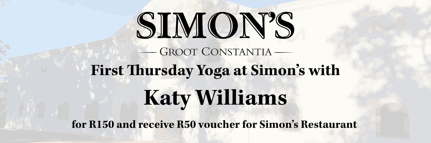 Simon's Groot Constantia First Thursday Yoga with Katy Williams