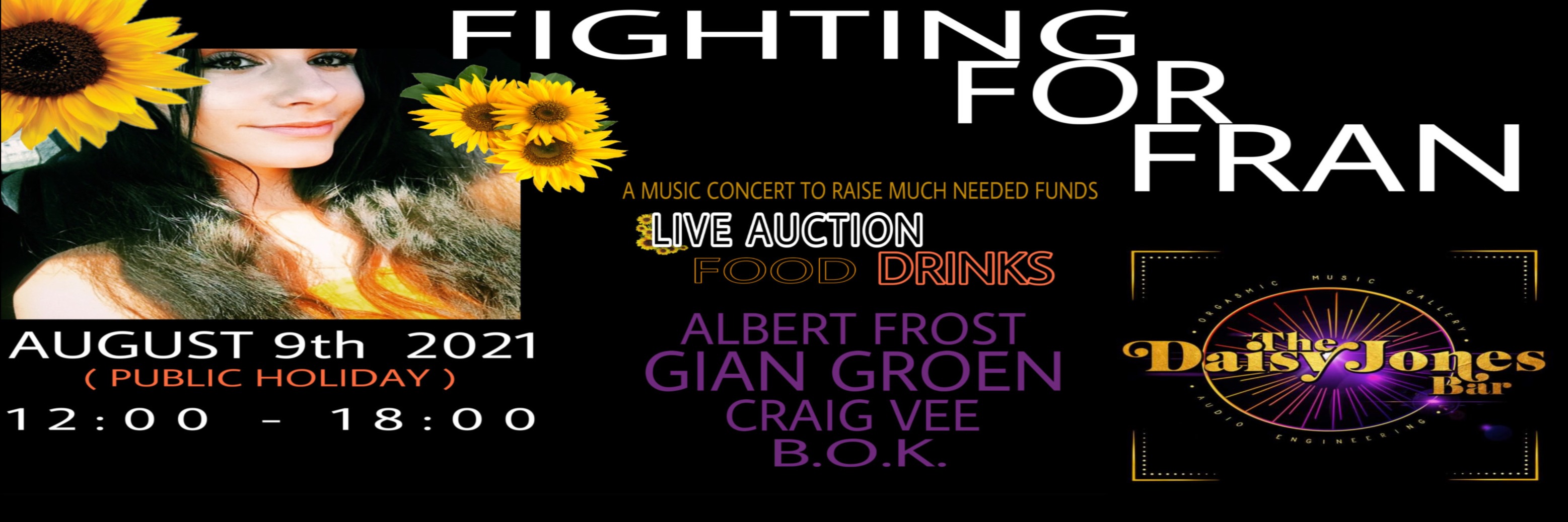 Fighting For Fran Music Event @The Daisy Jones Bar at OMG