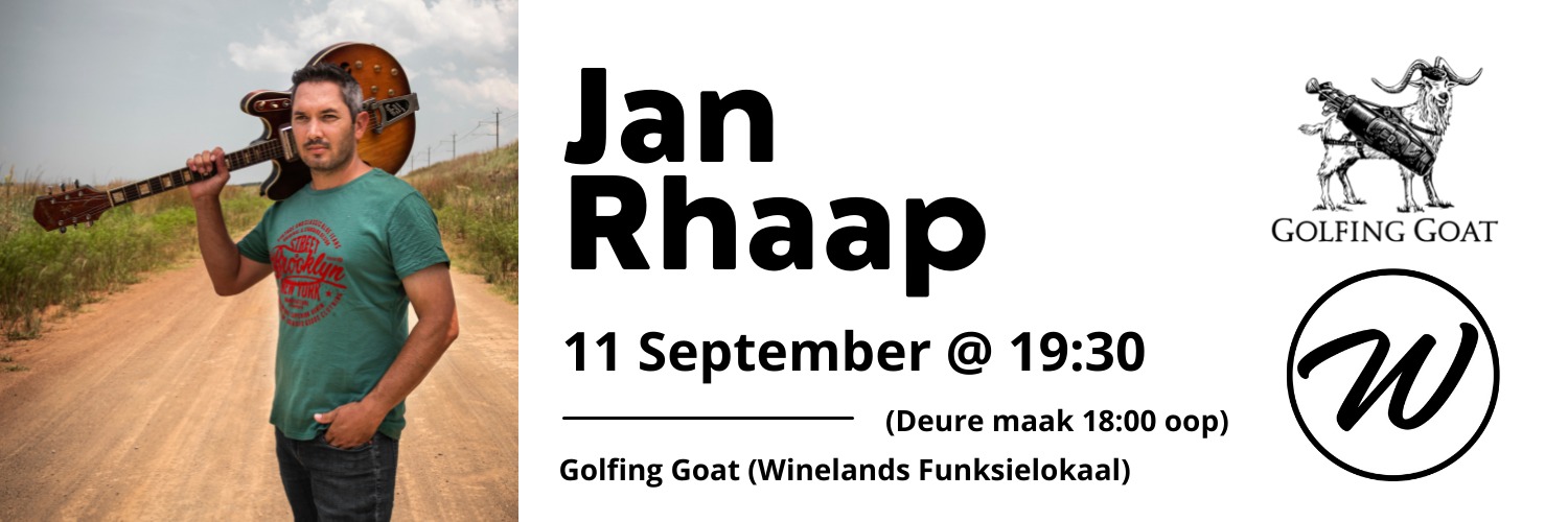 Jan Rhaap @ The Winelands