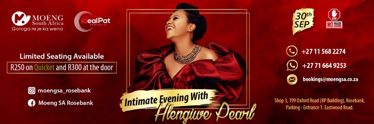 Intimate Evening With Hlengiwe Pearl
