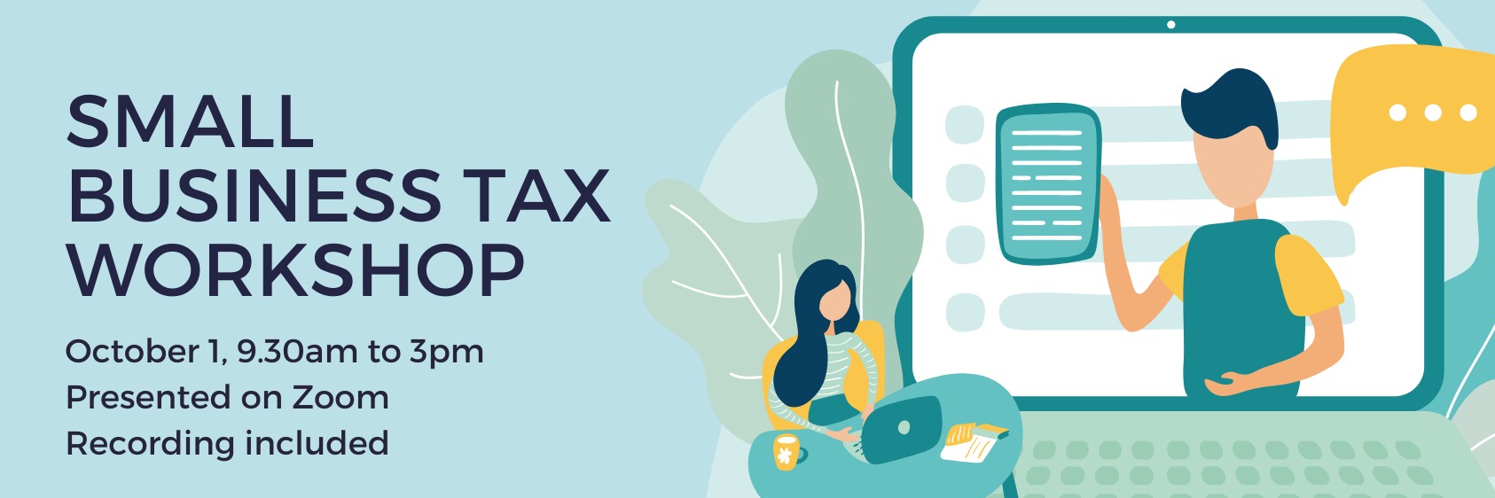 Small Business Tax Workshop  (Online)