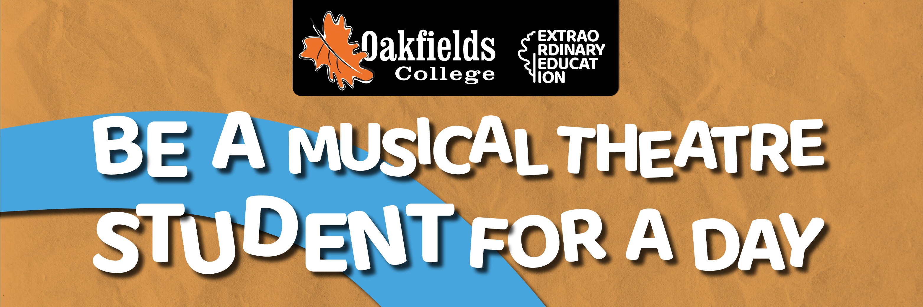 Be a MUSICAL THEATRE STUDENT for a day!