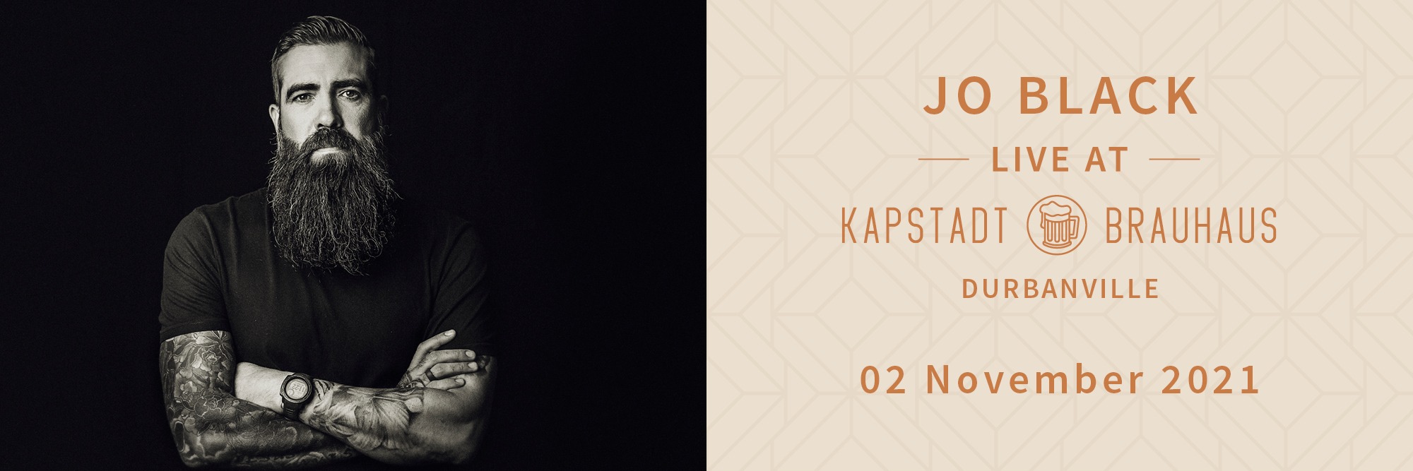 Jo Black live by Kapstadt Brauhaus Durbanville