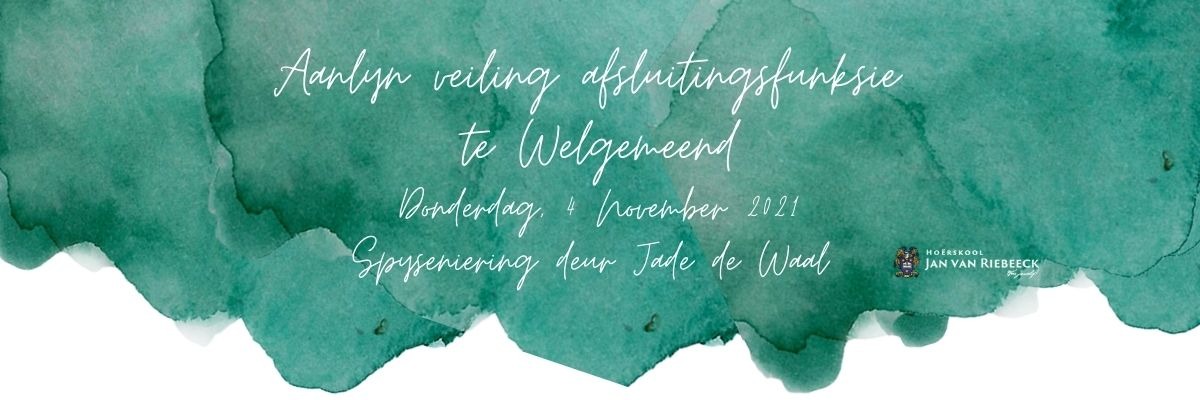 Aanlyn veiling afsluitingsfunksie