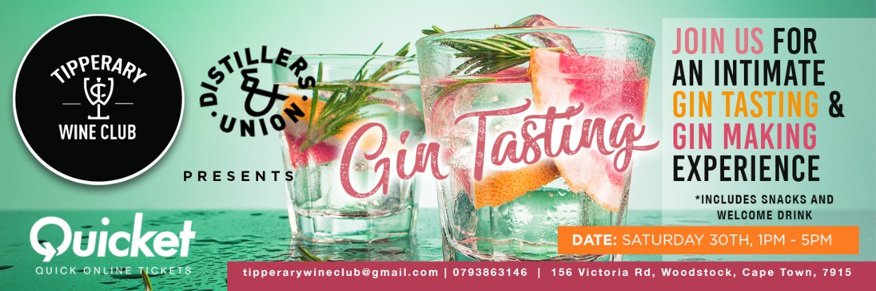 Gin Tasting & Making experience with Distillers Union