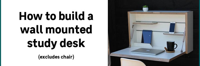 How To Build A Wall Mounted Study Desk