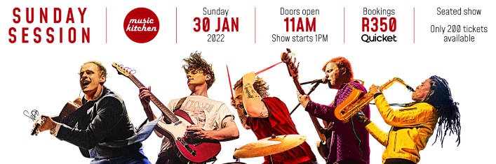 SPOEGWOLF - Sunday Session live at The Music Kitchen PE (Only 200 tickets available) Seated show