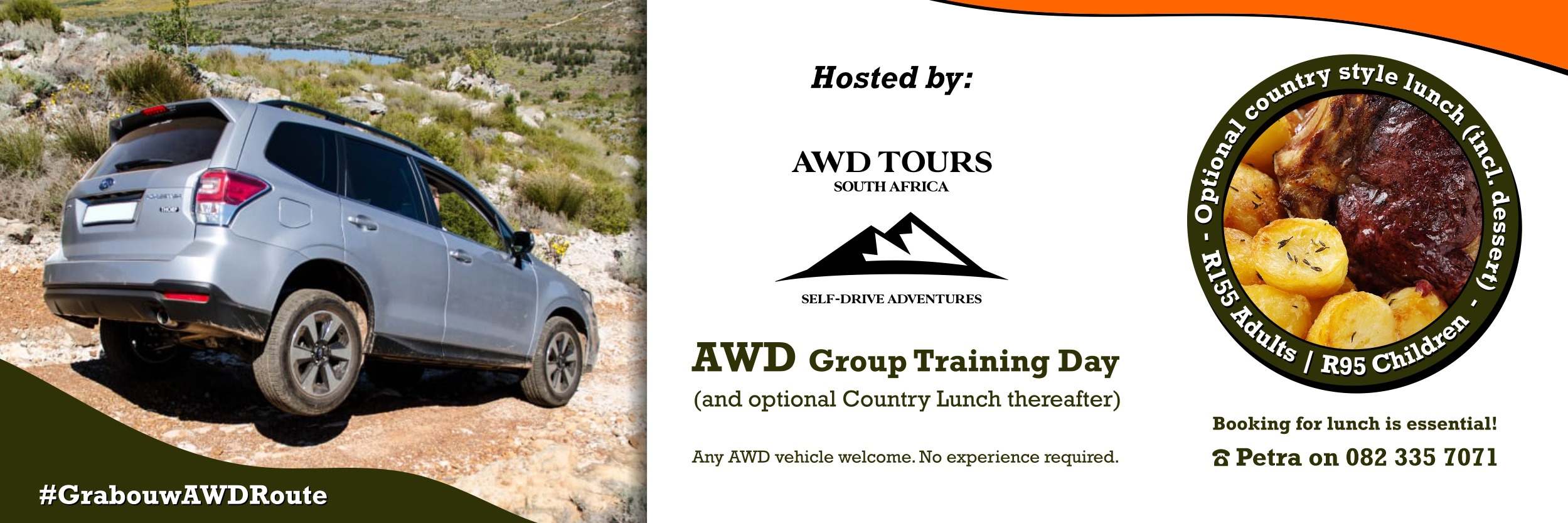 AWD Group Training (and optional Country Lunch) Day