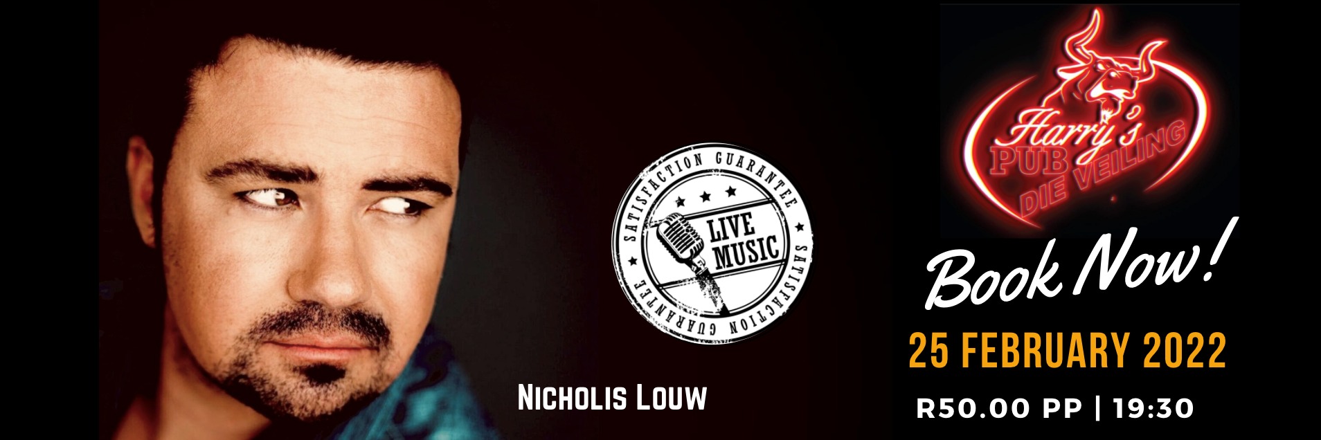 NICHOLIS LOUW Live at "Die Veiling Pub"