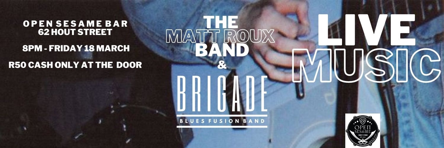 Brigade & The Matt Roux Band Perform at Open Sesame Bar 