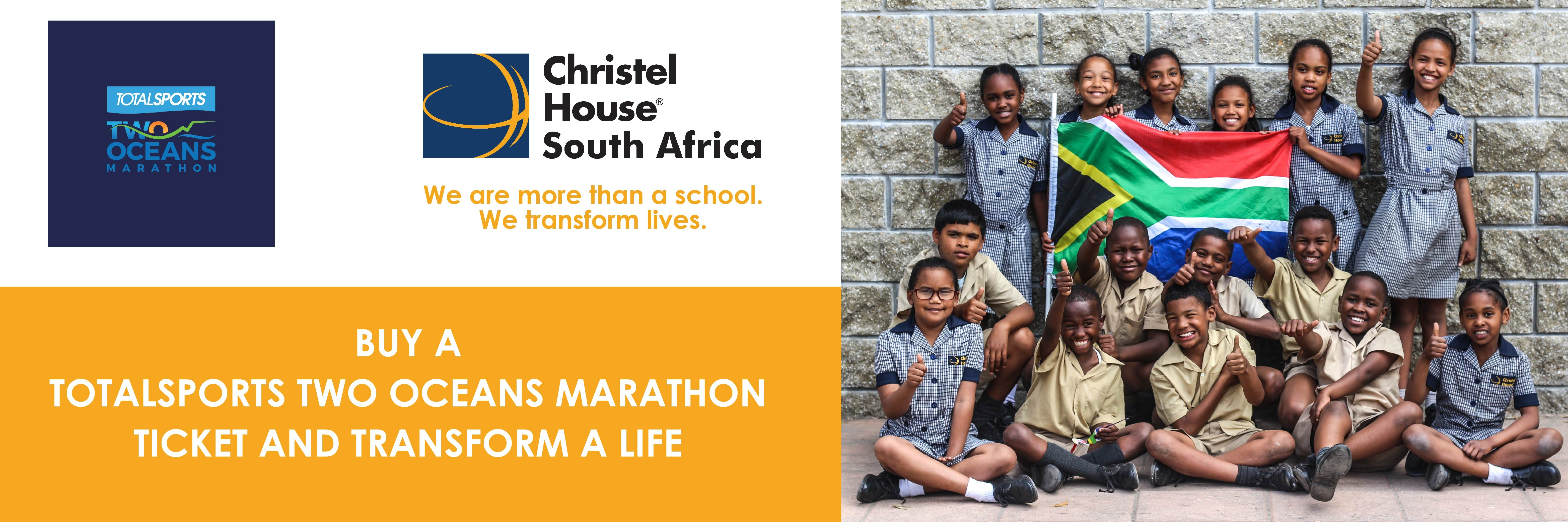 Totalsports Two Oceans Marathon 2022 Half Marathon Charity Tickets  | Christel House South Africa