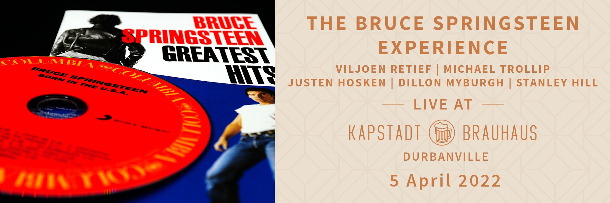 The Bruce Springsteen Experience at Kapstadt Brauhaus Durbanville