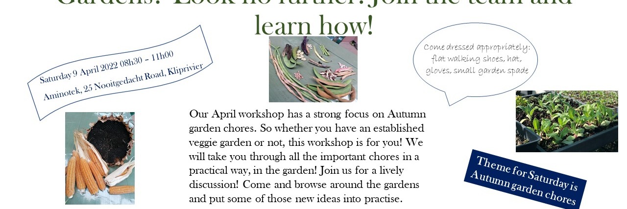 Aminotek April 2022 veggie garden workshop
