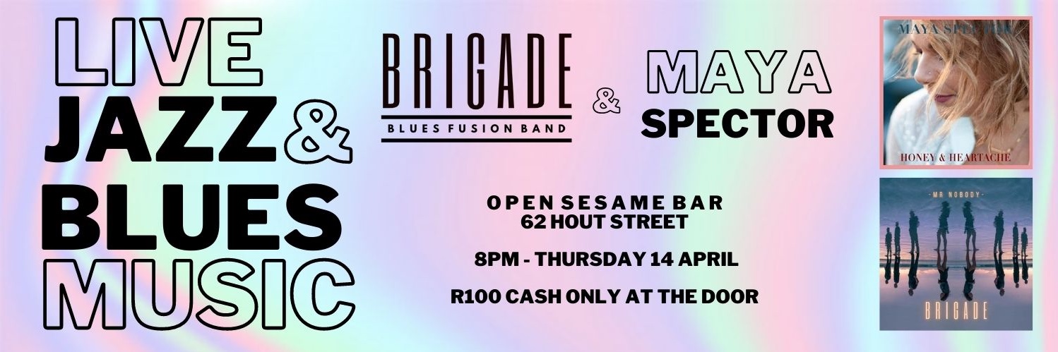 Brigade & Maya Spector to perform LIVE at Open Sesame Bar! 