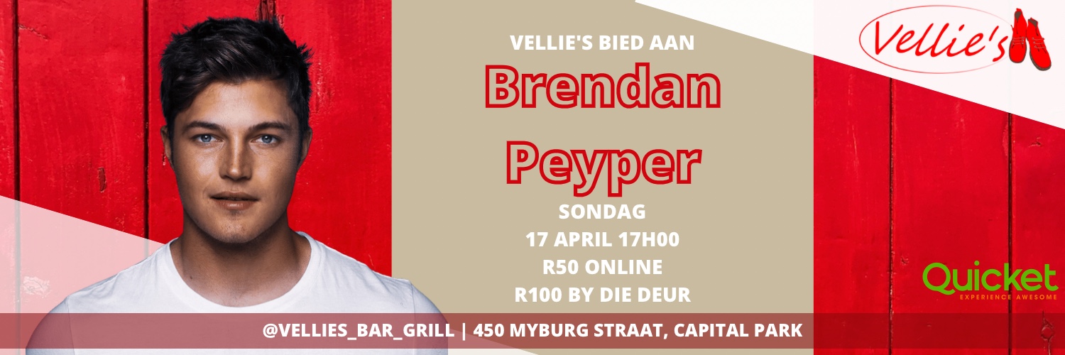 Vellie's bied aan - Brendan Peyper