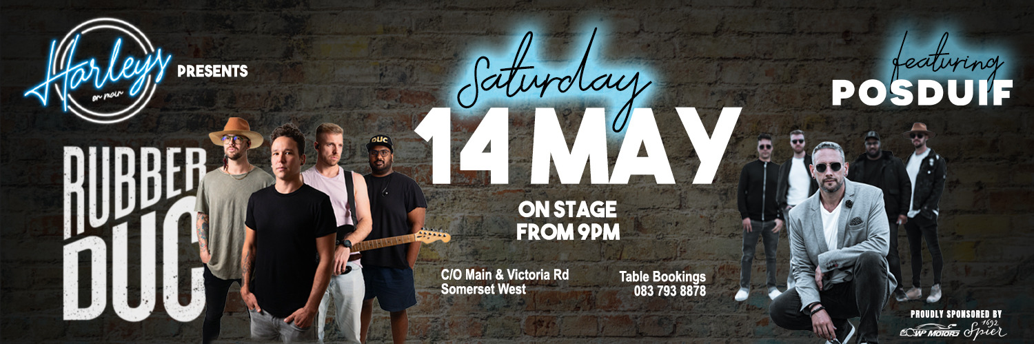 Rubber Duc & Posduif (live) @ Harley's on Main