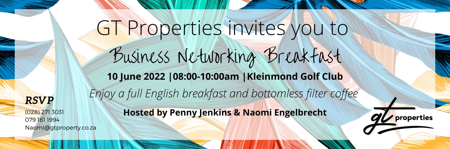 GT Property's Networking Breakfast 10 June 2022 