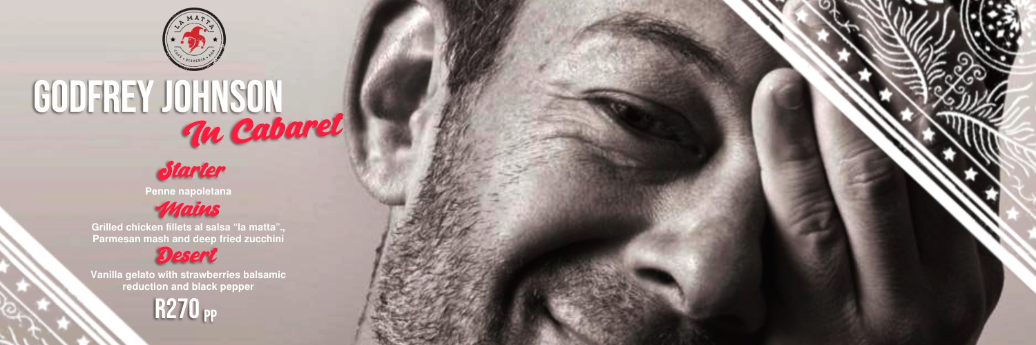 GODFREY JOHNSON IN CABARET AT LA MATTA ON LONG