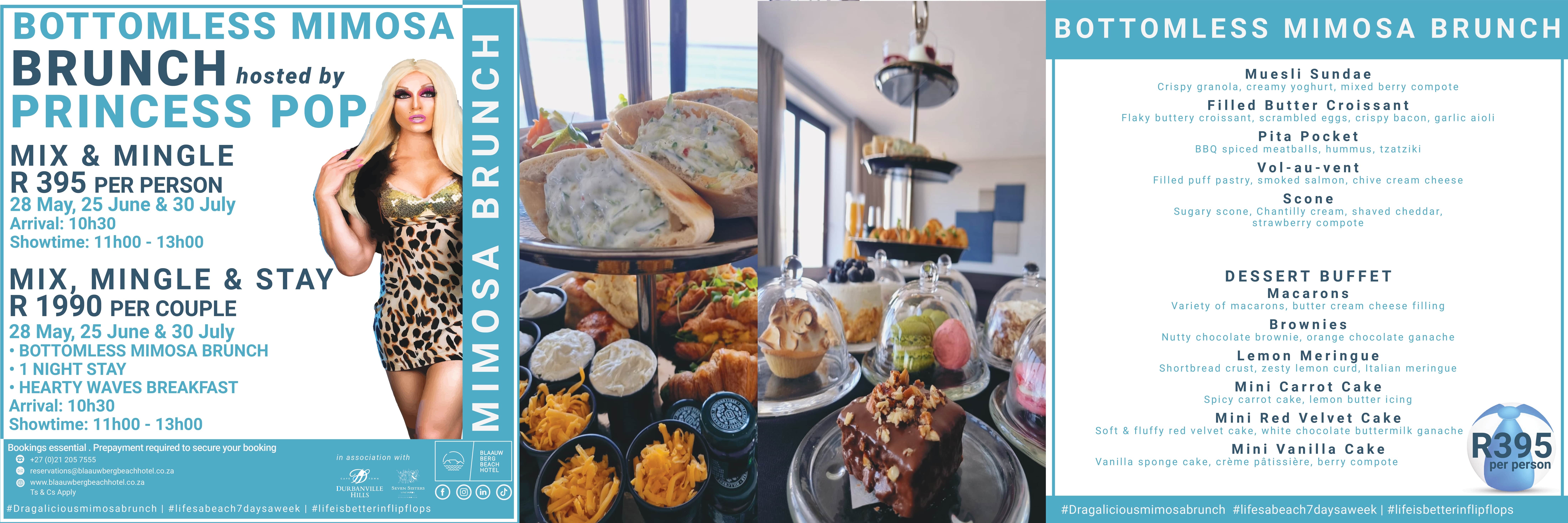 Bottomless Mimosa Brunch featuring Princess Pop