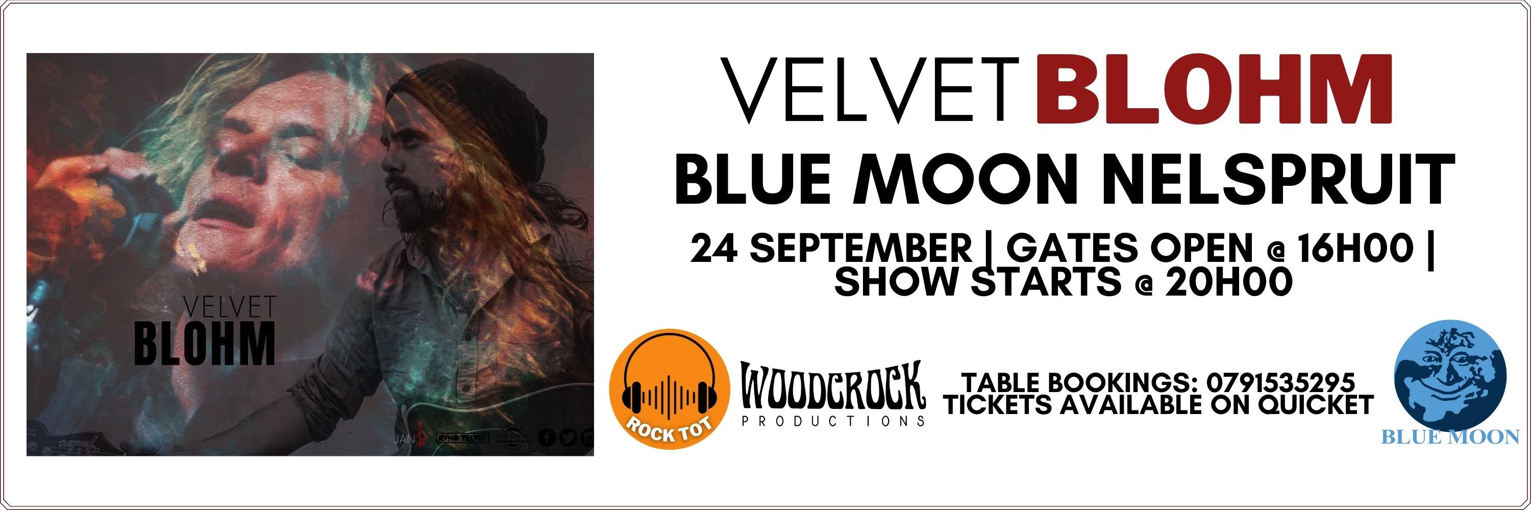 Jan Blohm & Ryno Velvet: Blue Moon Nelspruit