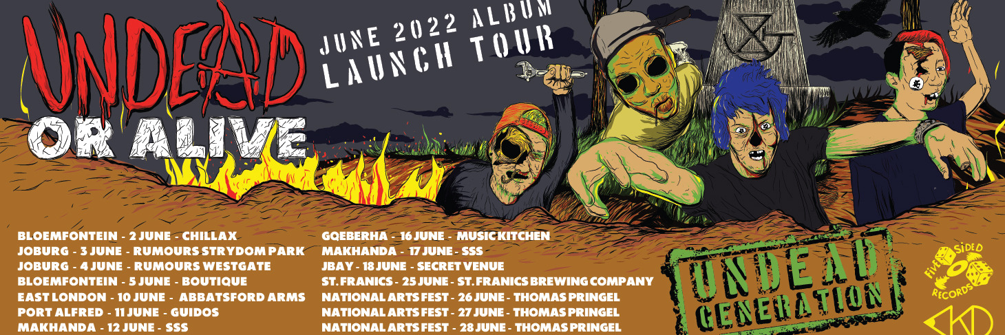 Undead Generation LIVE at The Music Kitchen with Boiling Point & The Cottonfields