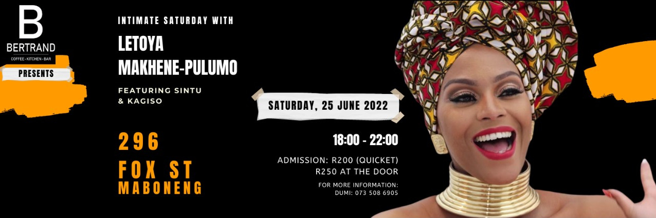Intimate Saturday with Letoya