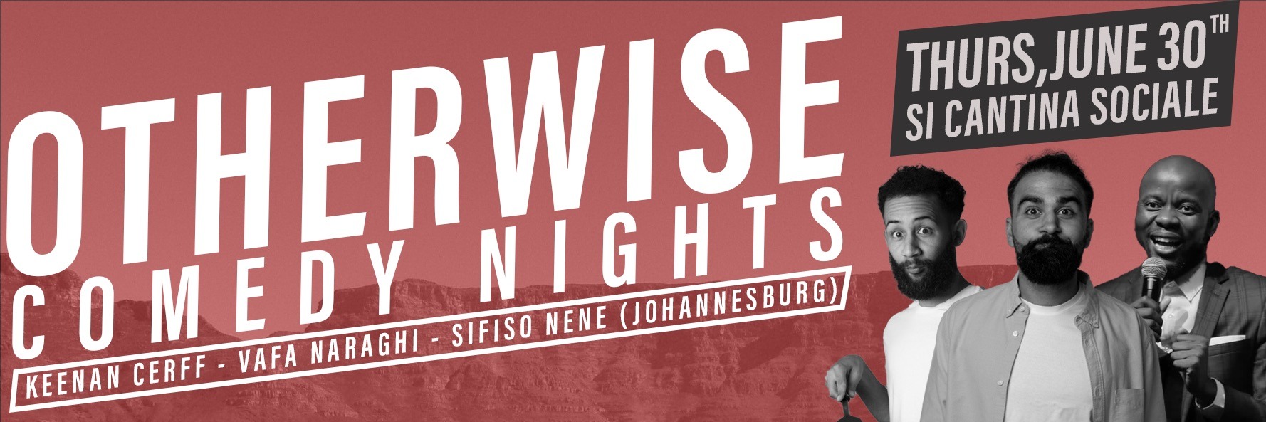 Otherwise Comedy Nights - Thurs, 30th June