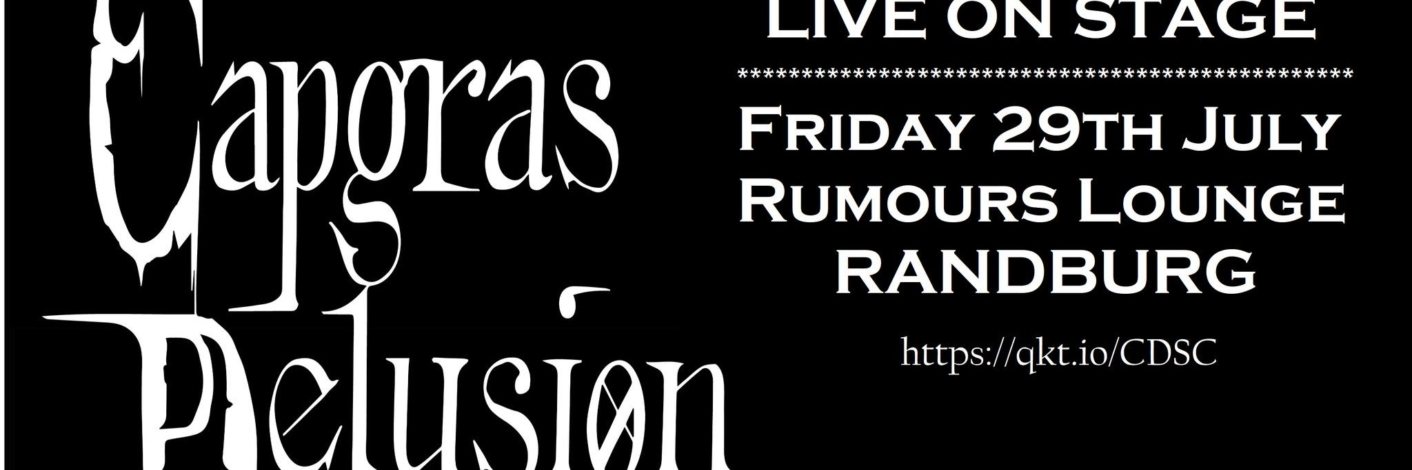 RSA (South Africa) Music Expo Showcase ft. CAPGRAS DELUSION