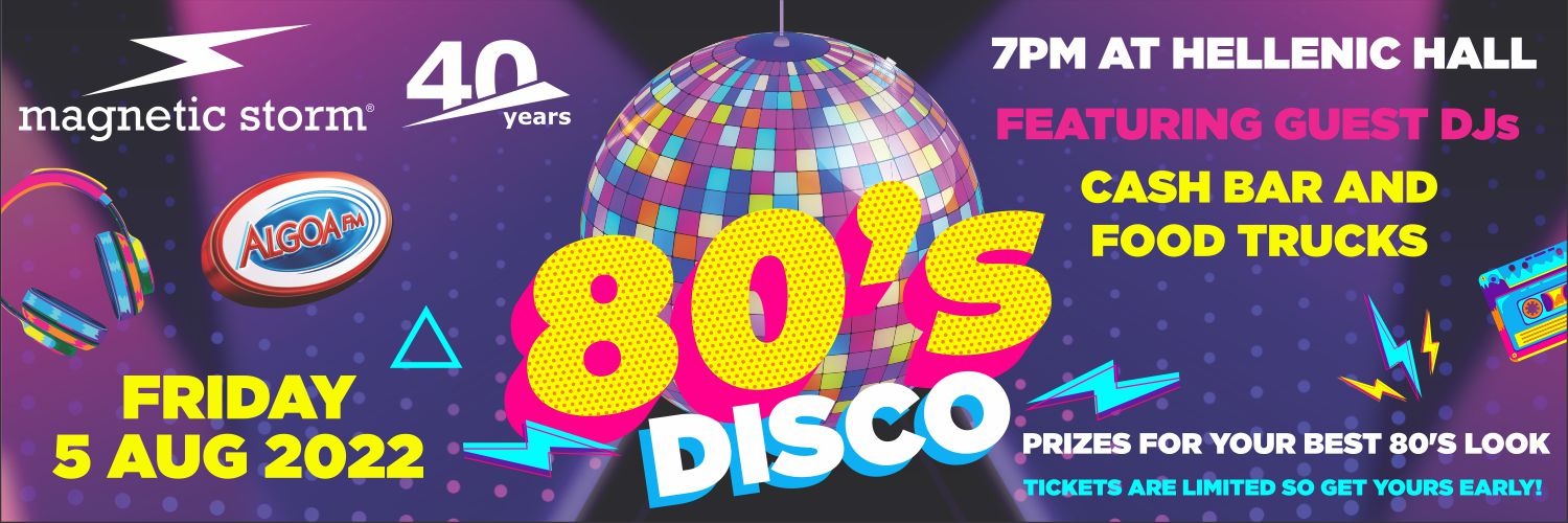 Magnetic Storm 40th Birthday 80's Disco