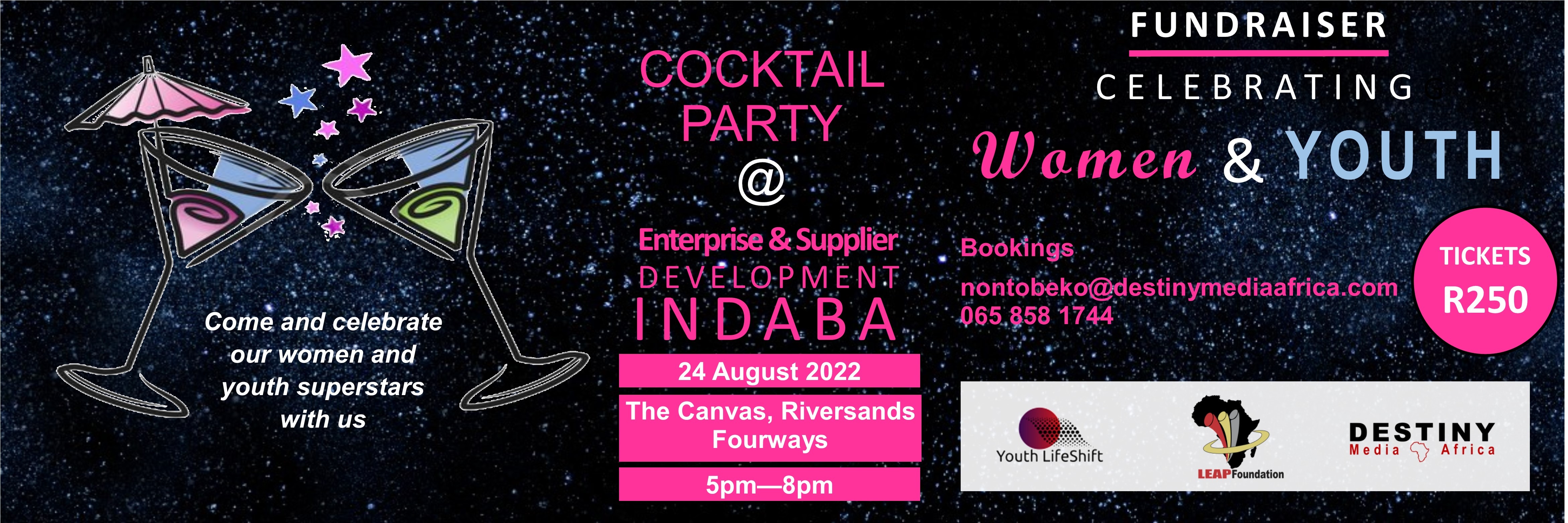 COCKTAIL PARTY - FUNDRAISER FOR LEAP FOUNDATION