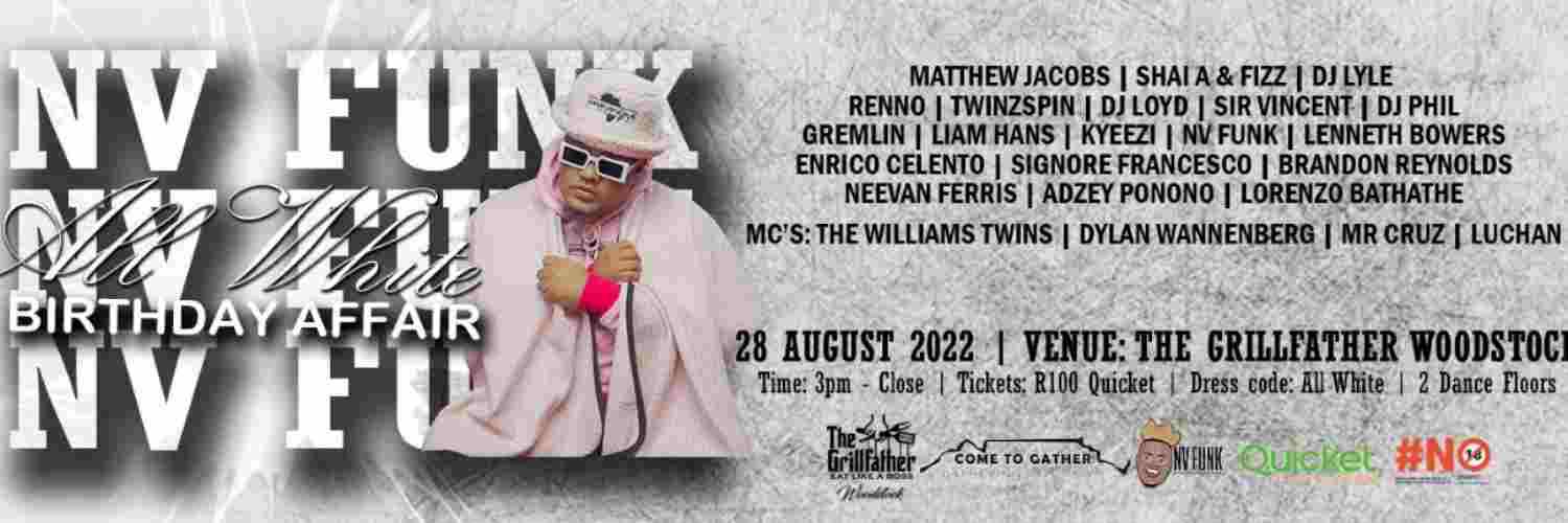 NV Funk All White Birthday Affair