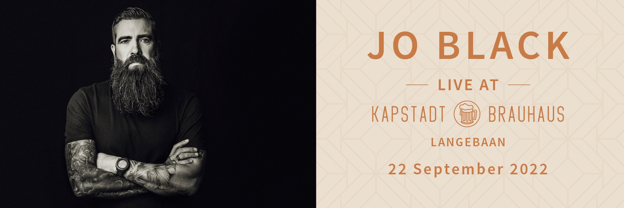 Jo Black live by Kapstadt Brauhaus Langebaan