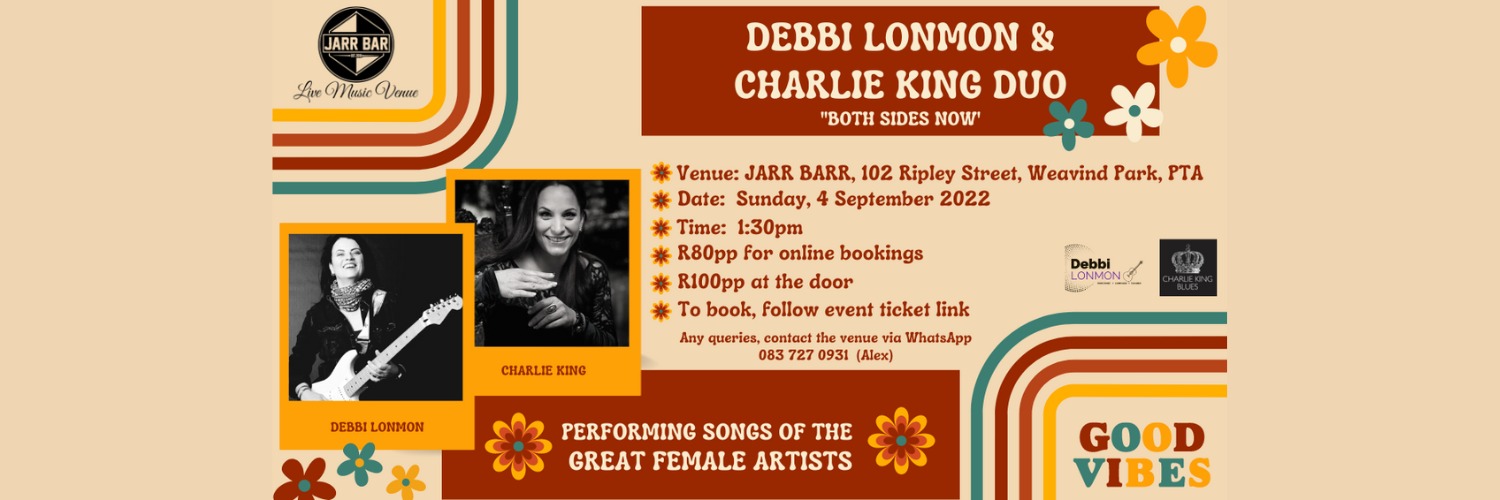 Debbi Lonmon & Charlie King Duo LIVE at JARR Bar Pretoria