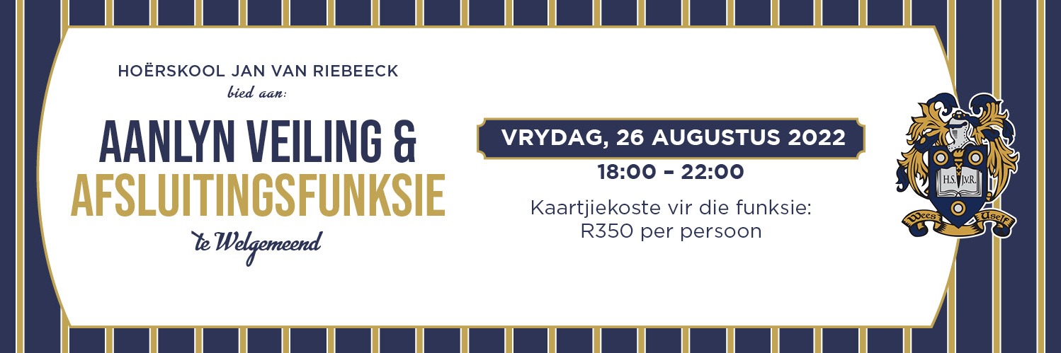 JVR-Aanlyn veiling en afsluitingsfunksie