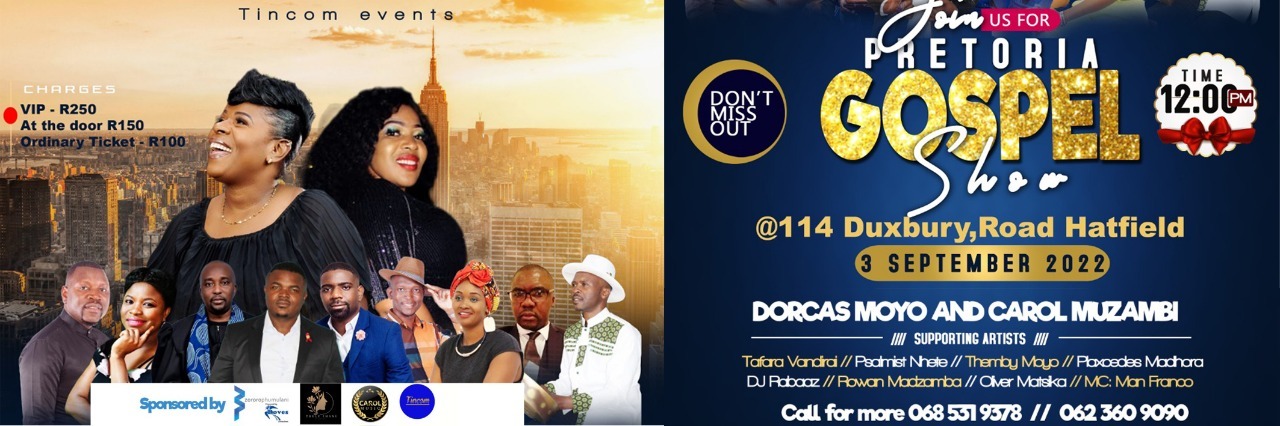 DORCAS MOYO & CAROL MUZAMBI PRETORIA GOSPEL SHOW