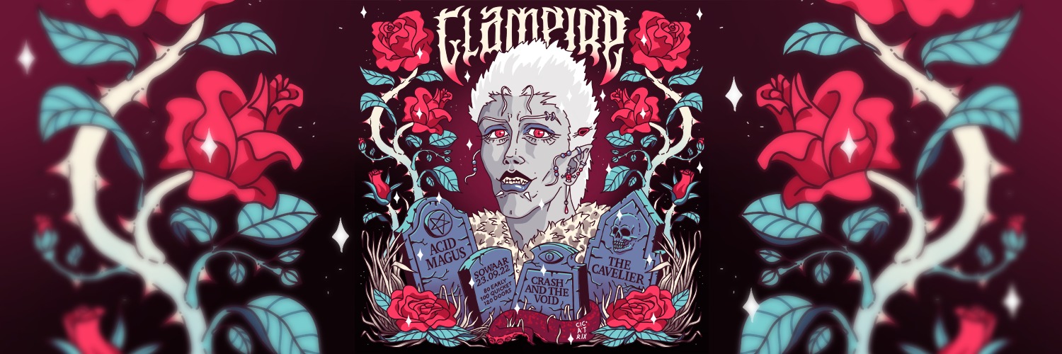 Book tickets for Glampire with Acid Magus, The Cavalier & Crash And The