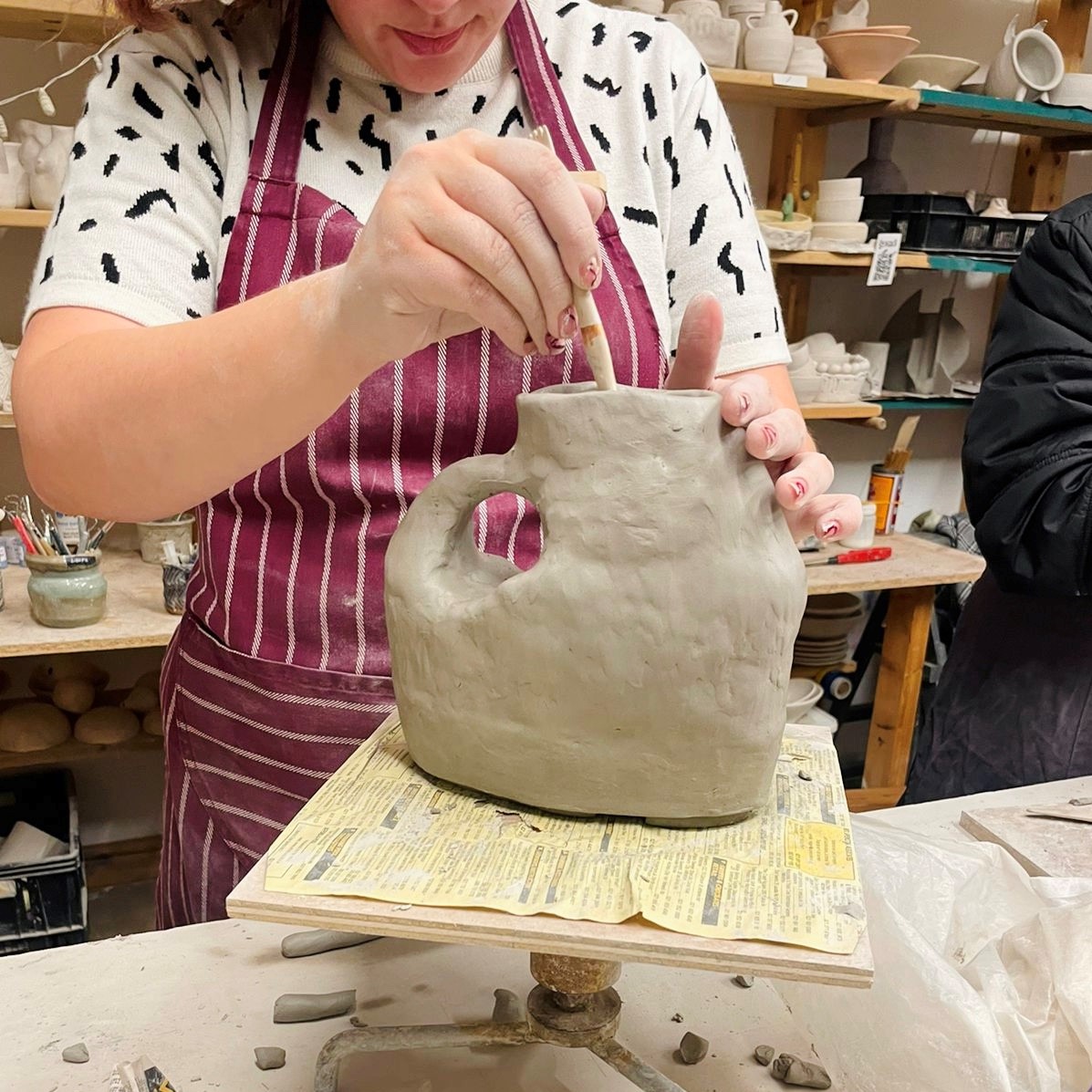 Book tickets for Pottery Building a Flower Vase