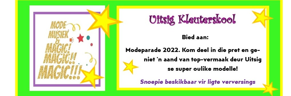 Uitsig Kleuterskool Modeparade 2022 