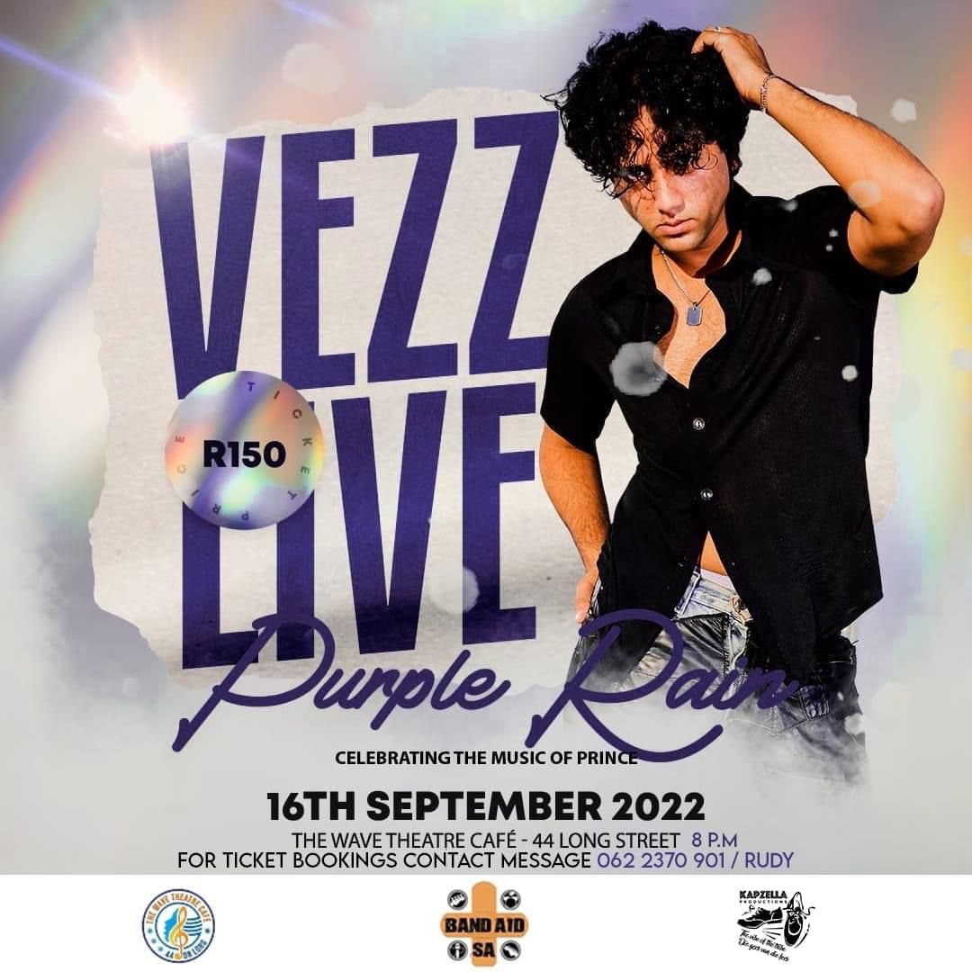 Book tickets for Vezz Live - Tribute to Prince