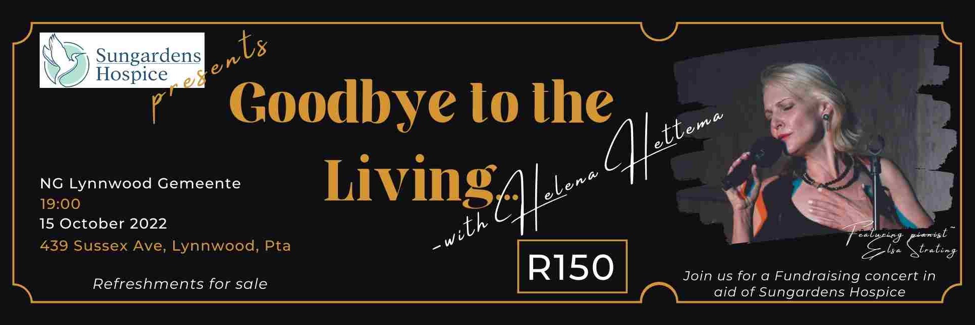 Sungardens Hospice presents - Helena Hettema in Concert