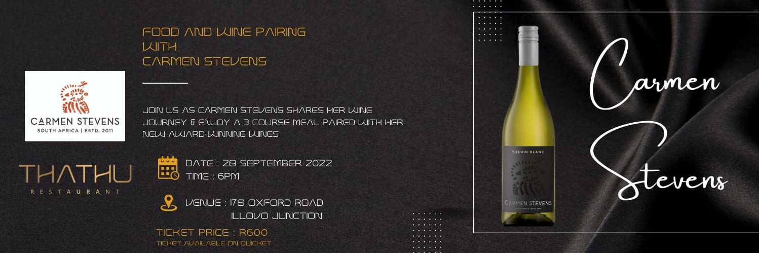 Food and Wine Pairing with Carmen Stevens 