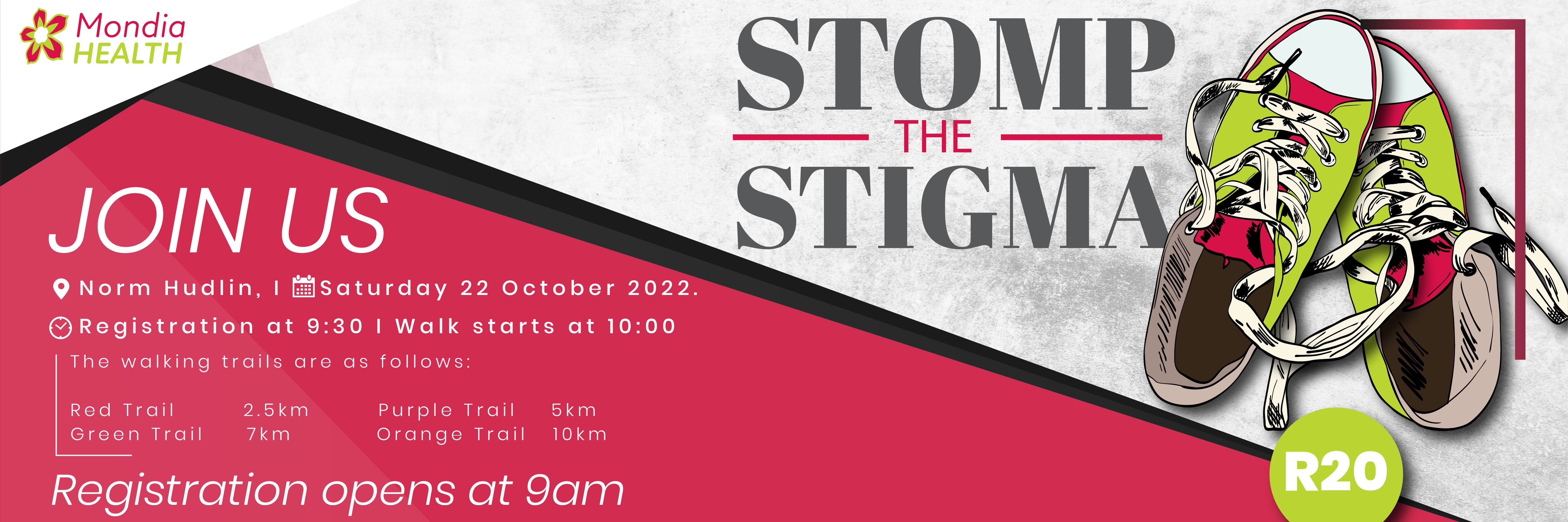 Stomp The Stigma:  Mental Health Awareness Walk