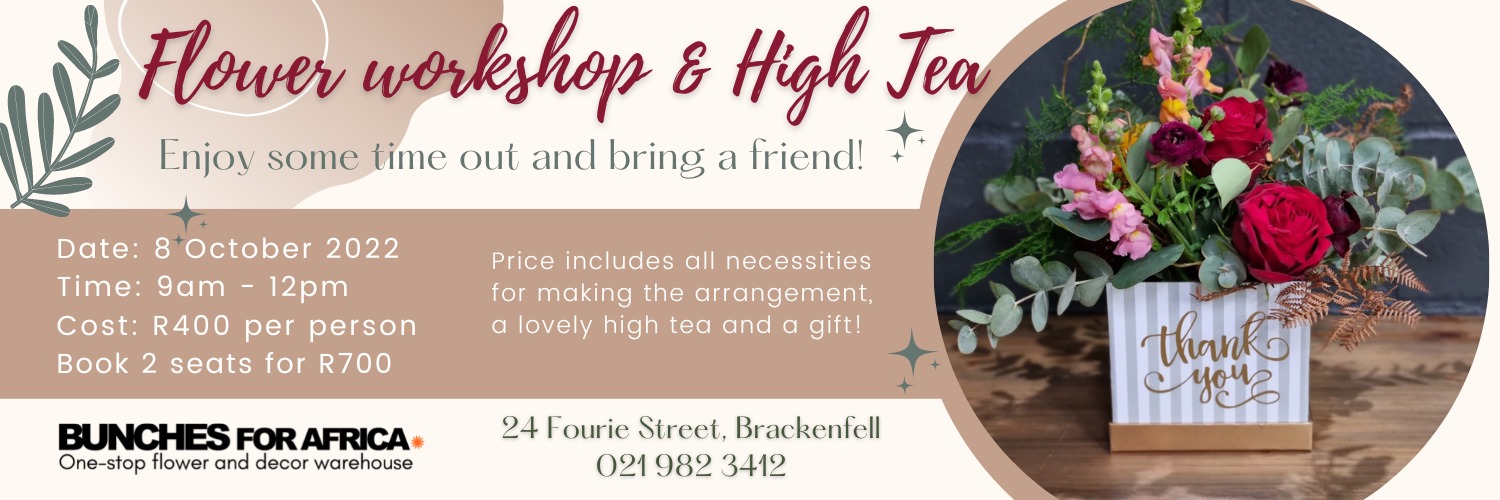 Flower Workshop and High Tea