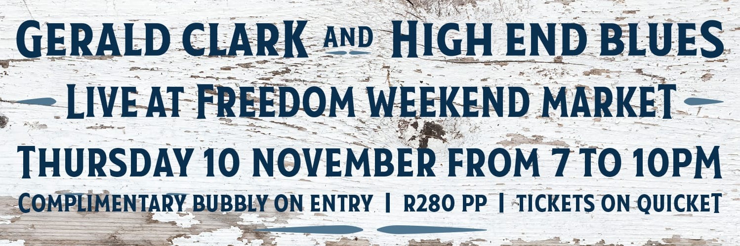 Gerald Clark and High End Blues Live @ Freedom Weekend Market 