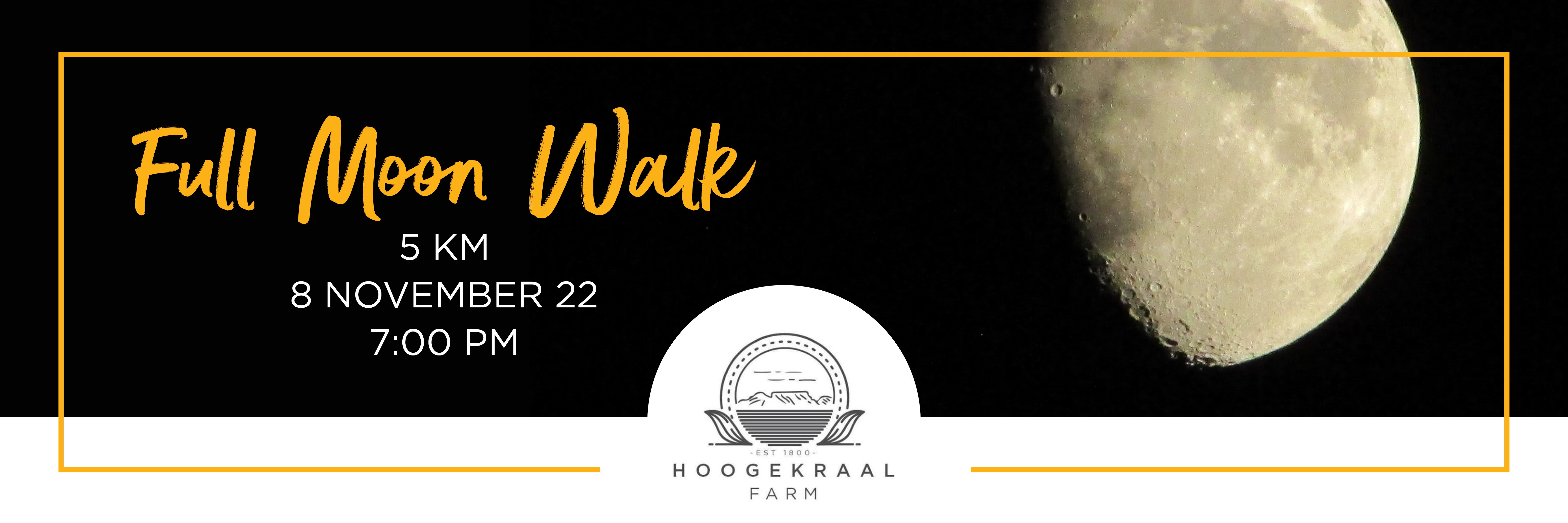 FULL MOON FUN WALK  5 KM