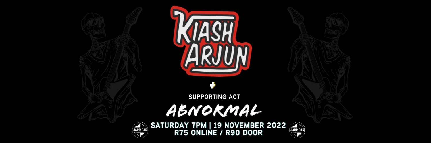 Kiash Arjun & supporting act Abnormal LIVE at JARR Bar Pretoria